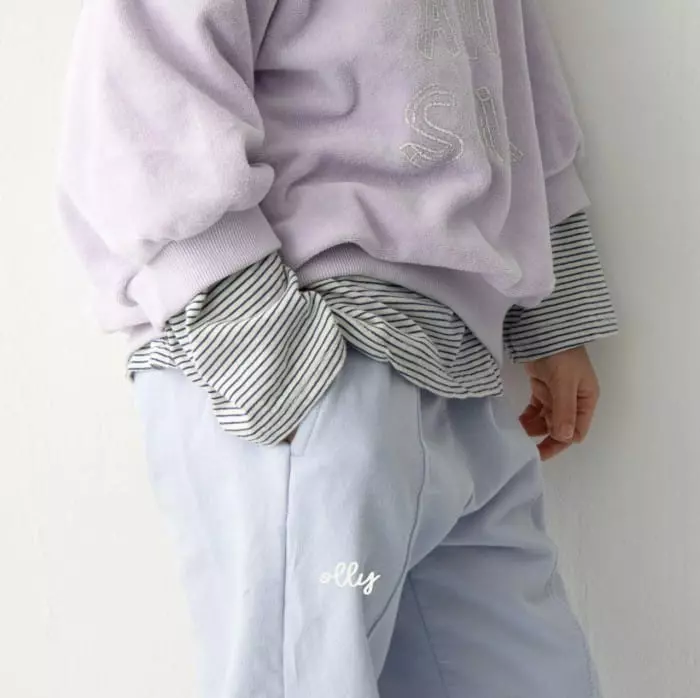 Ollymarket - Korean Children Fashion - #todddlerfashion - Veloure Stripes Long Sleeves Tee - 12