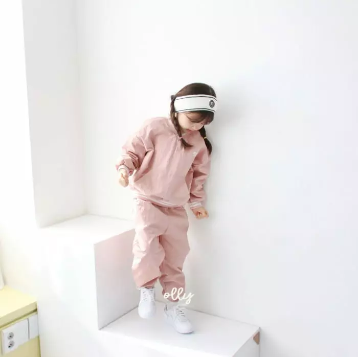 Ollymarket - Korean Children Fashion - #toddlerclothing - Run Top Bottom Set - 7