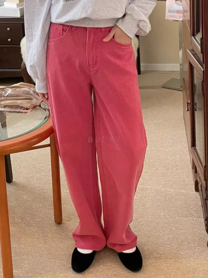 Ondo - Korean Women Fashion - #momslook - Color Pants