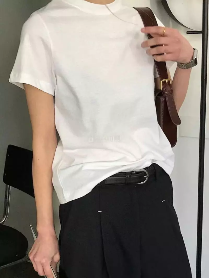 Ondo - Korean Women Fashion - #momslook - Modal Spandex Tee