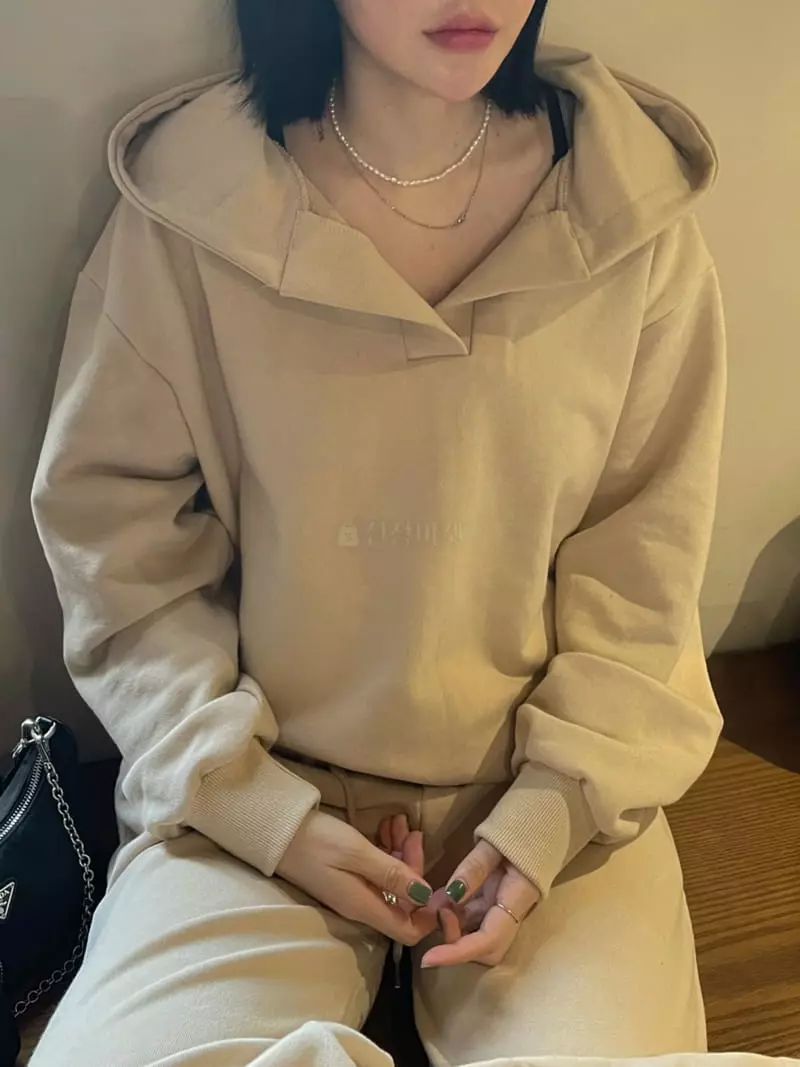 Ondo - Korean Women Fashion - #womensfashion - Open Hoody Tee - 2
