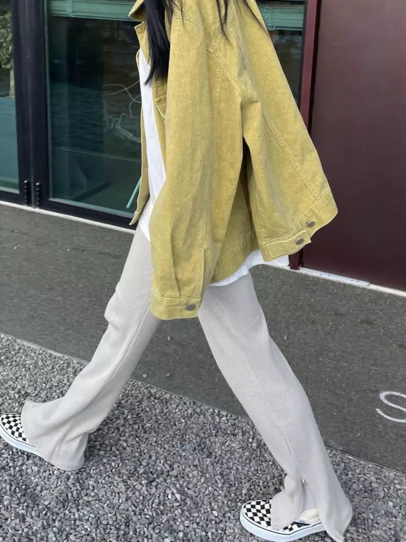 Ondo - Korean Women Fashion - #womensfashion - Rib Leggings Pants - 3