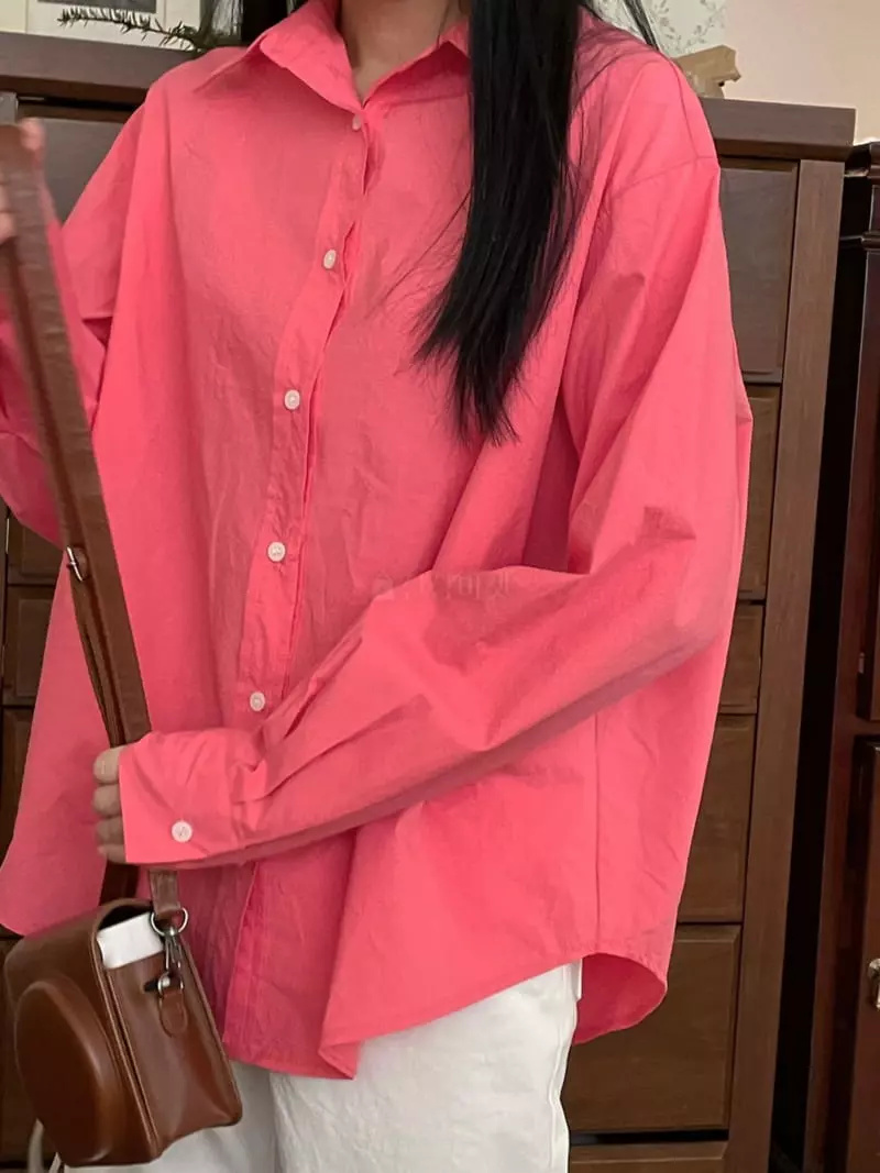 Ondo - Korean Women Fashion - #womensfashion - Crunchy Shirt - 2
