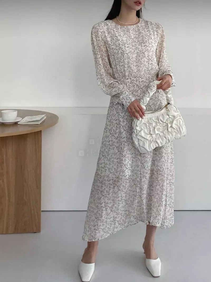 Oneway - Korean Women Fashion - #momslook - Flower One-piece