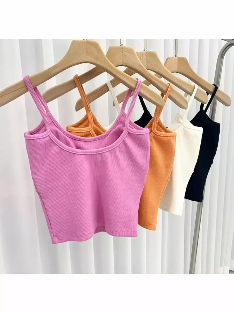 Oneway - Korean Women Fashion - #momslook - Sleeveless Tee - 2