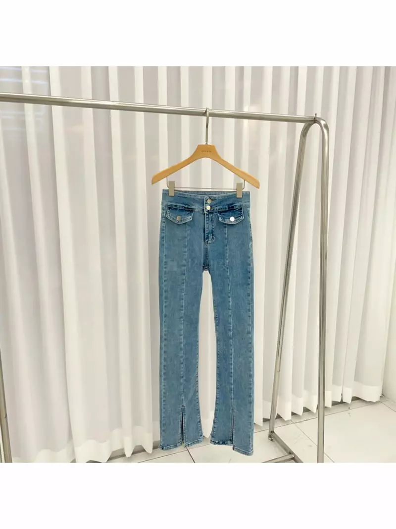 Oneway - Korean Women Fashion - #pursuepretty - High Pocket Jeans - 2