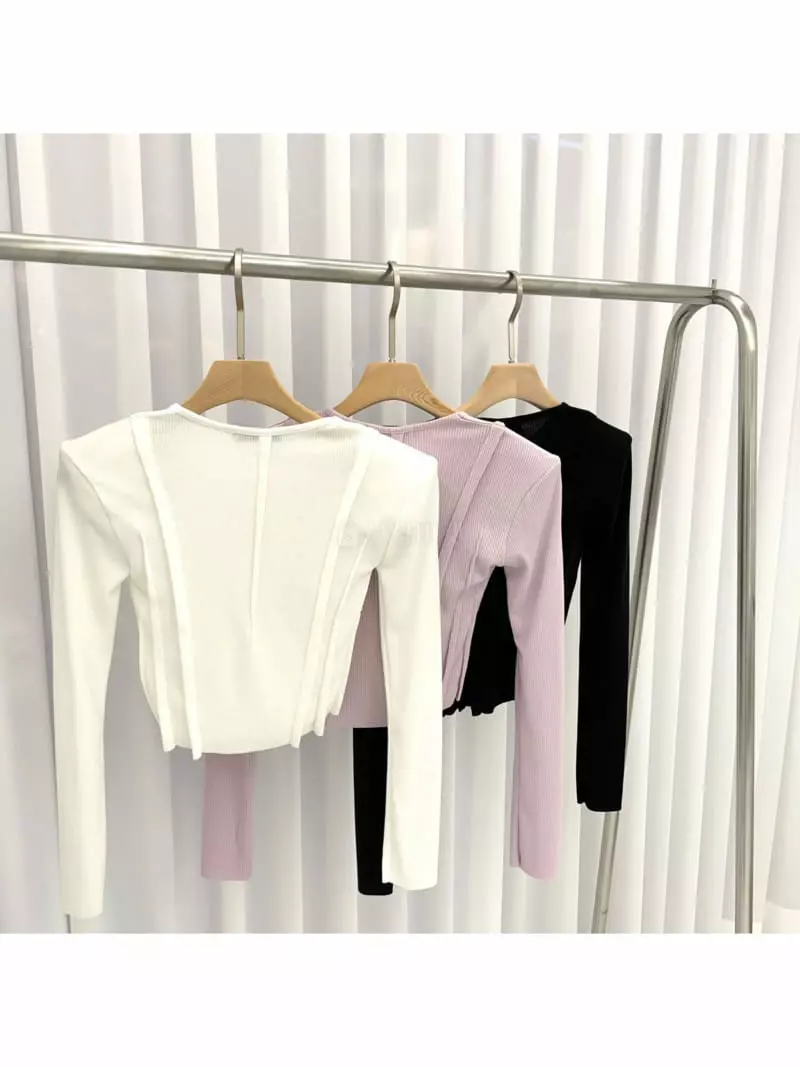 Oneway - Korean Women Fashion - #shopsmall - Crop Tee - 3
