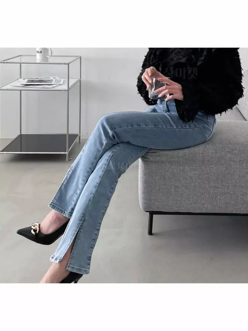Oneway - Korean Women Fashion - #vintagekidsstyle - High Pocket Jeans