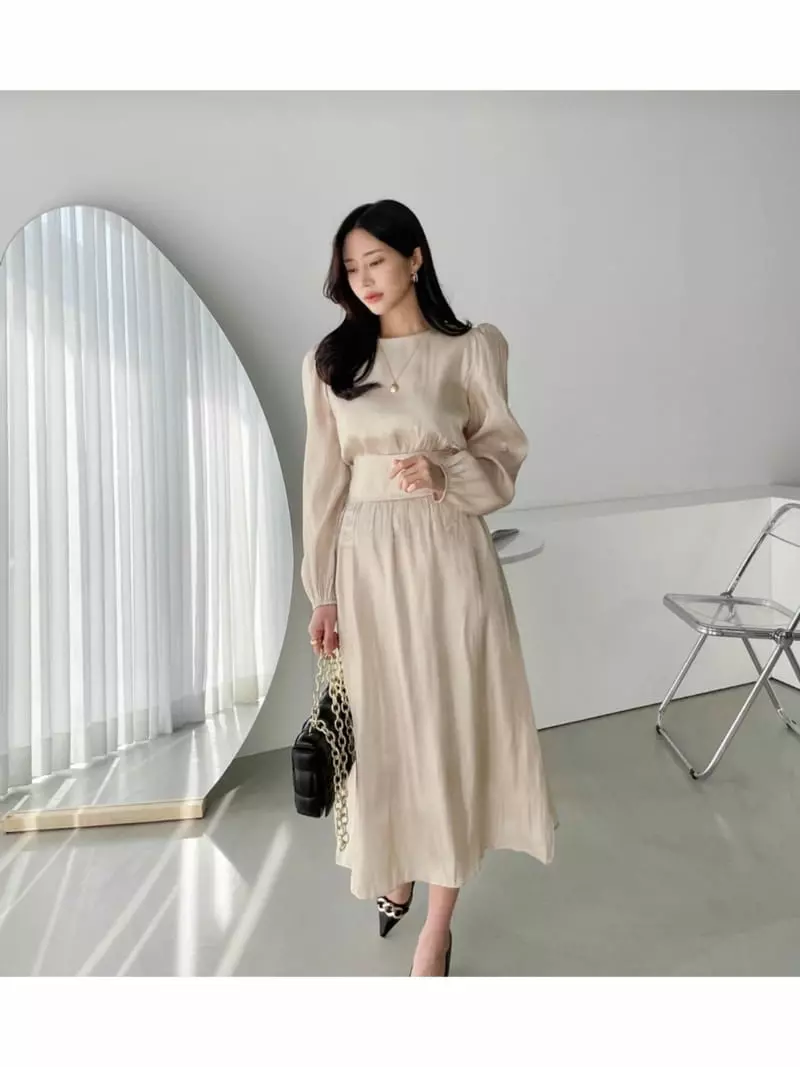 Oneway - Korean Women Fashion - #womensfashion - Satin One-piece