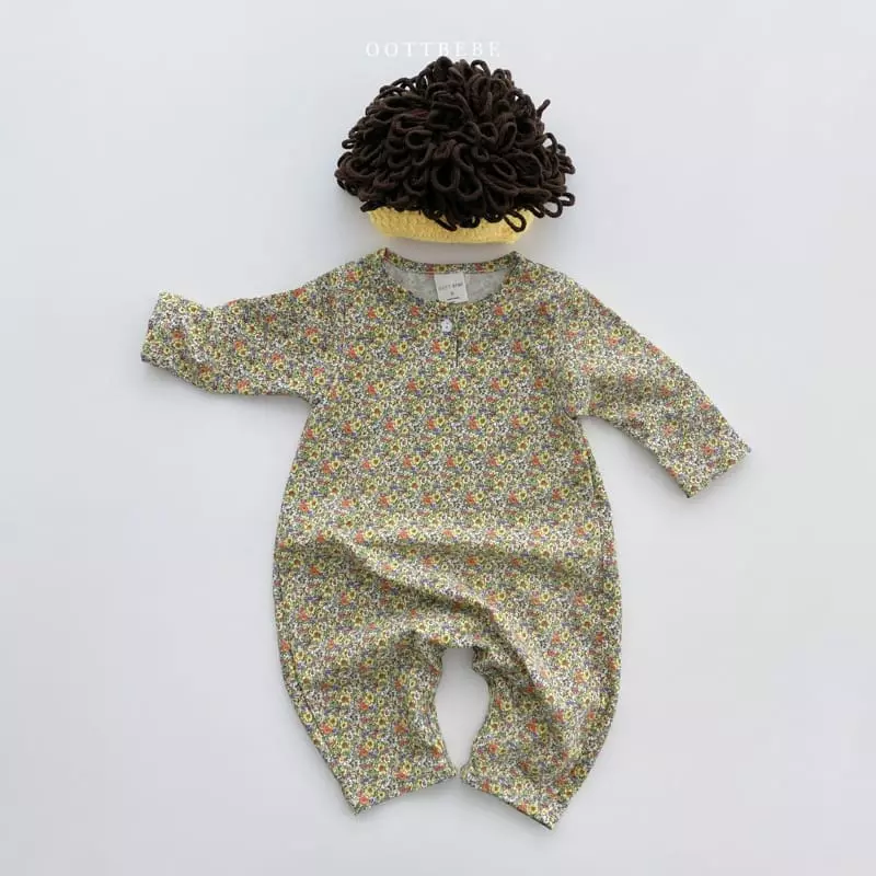 Oott Bebe - Korean Baby Fashion - #babyboutique - Flower Pot Bodysuit - 12