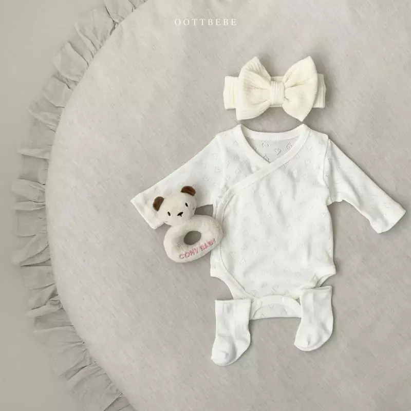 Oott Bebe - Korean Baby Fashion - #babyboutique - Lovely Bennet Romper