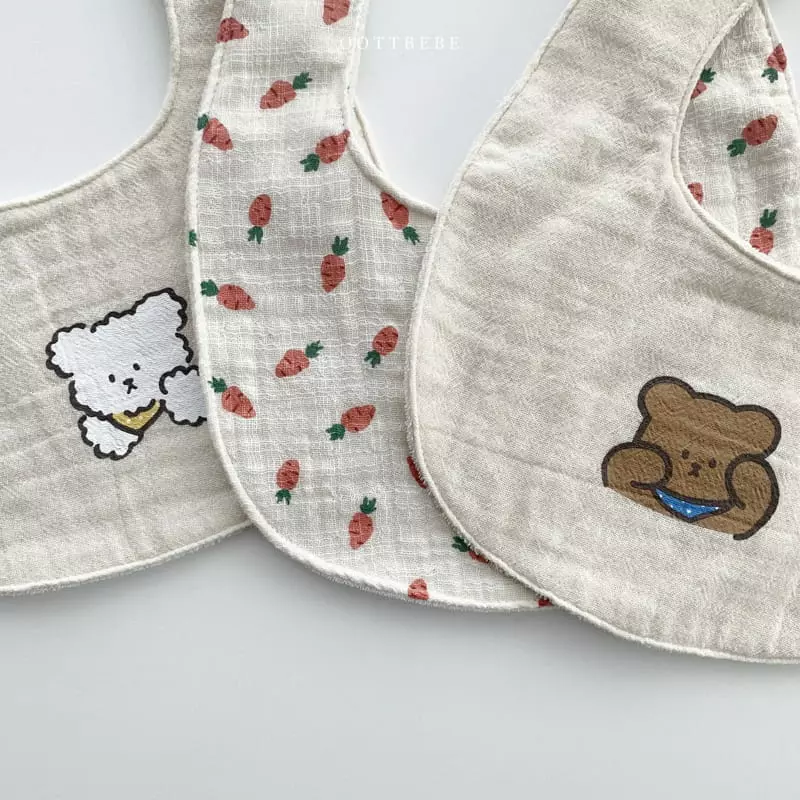 Oott Bebe - Korean Baby Fashion - #babyboutiqueclothing - Baby Reversible Bib - 7