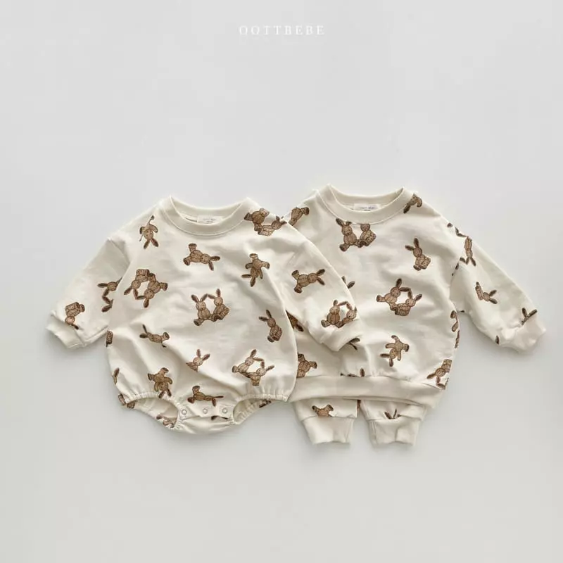 Oott Bebe - Korean Baby Fashion - #babyboutiqueclothing - Cookie Bear Romper - 11