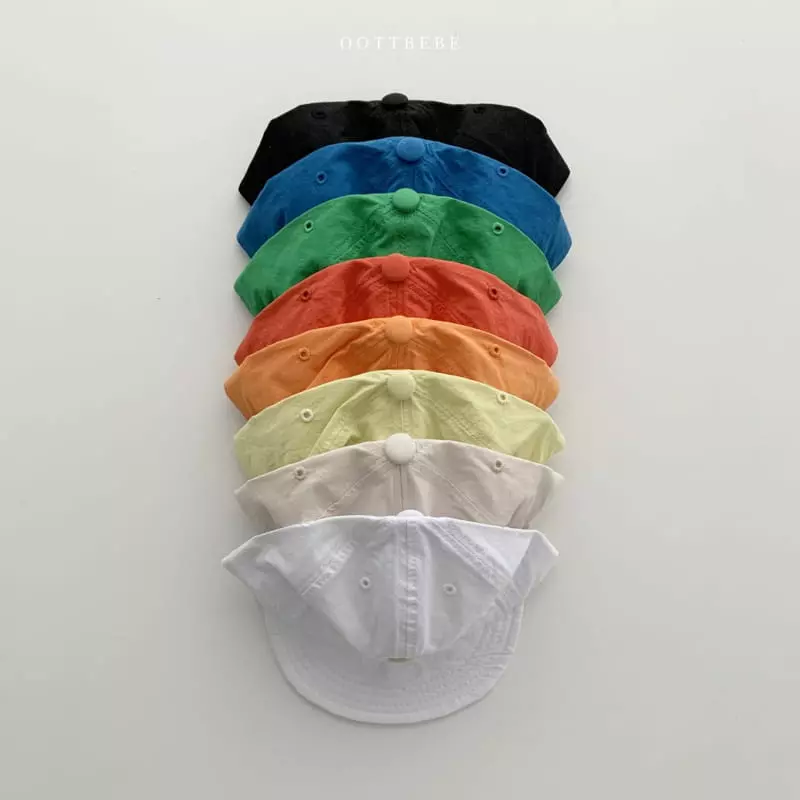 Oott Bebe - Korean Baby Fashion - #babyboutiqueclothing - Button Ball Cap