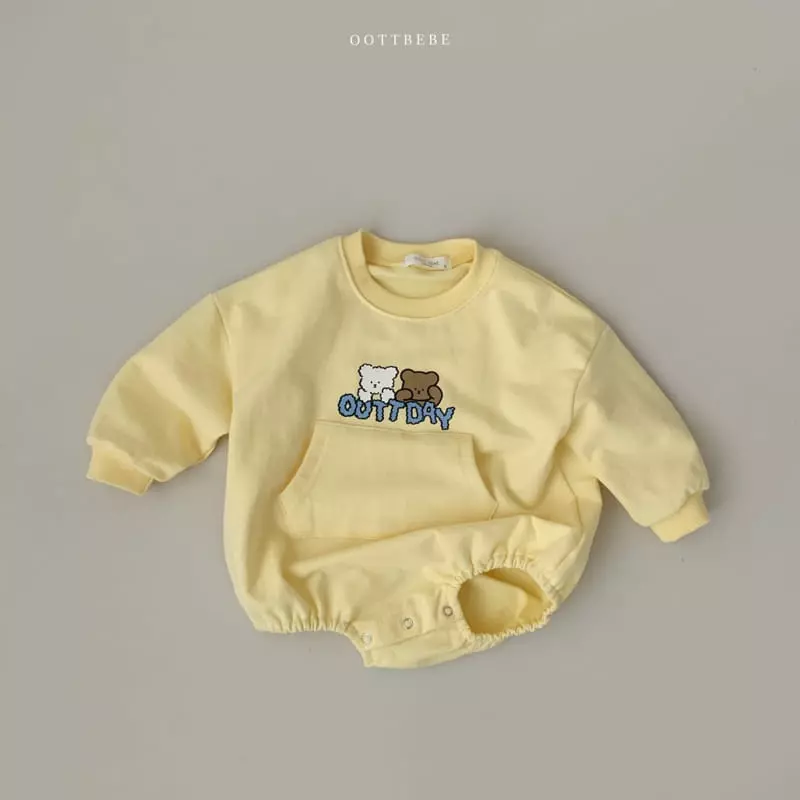 Oott Bebe - Korean Baby Fashion - #babyboutiqueclothing - Day Day Bodysuit