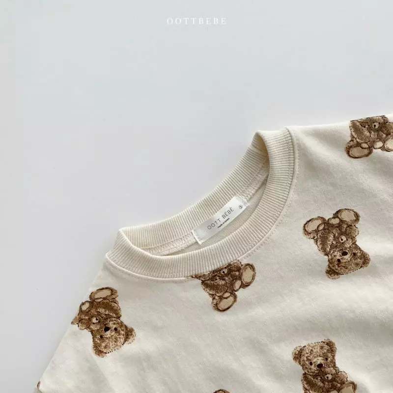 Oott Bebe - Korean Baby Fashion - #babyclothing - Cookie Bear Romper - 12
