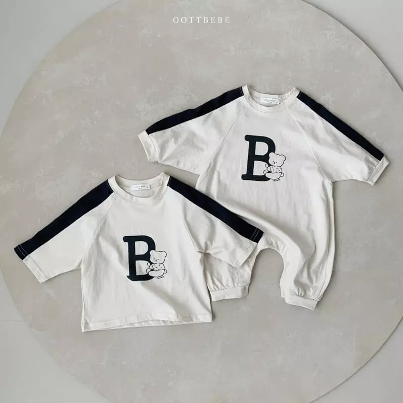 Oott Bebe - Korean Baby Fashion - #babyclothing - Bibi Raglan Bodysuit - 7