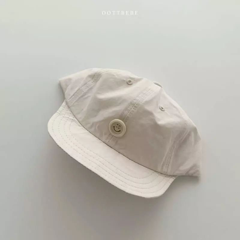 Oott Bebe - Korean Baby Fashion - #babyfashion - Button Ball Cap - 3