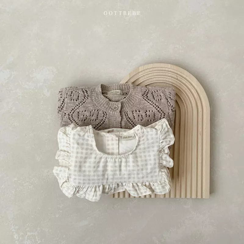 Oott Bebe - Korean Baby Fashion - #babyfever - Central Frill Bodysuit - 11
