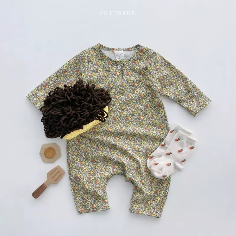 Oott Bebe - Korean Baby Fashion - #babyfever - Flower Pot Bodysuit