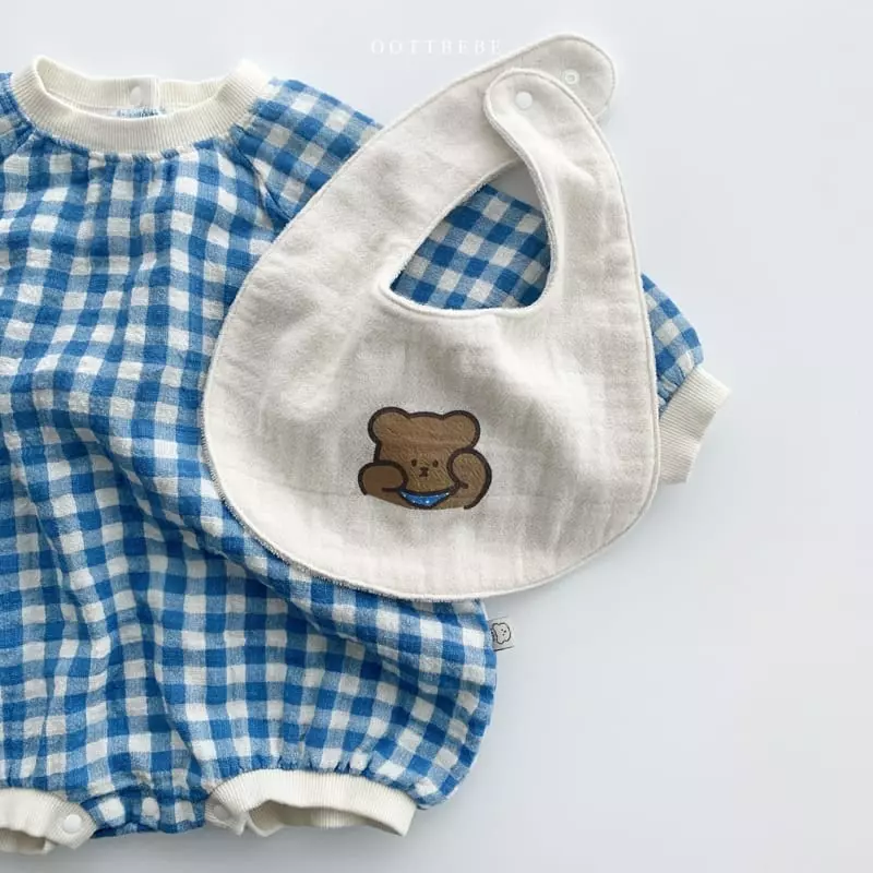 Oott Bebe - Korean Baby Fashion - #babygirlfashion - Baby Reversible Bib - 11