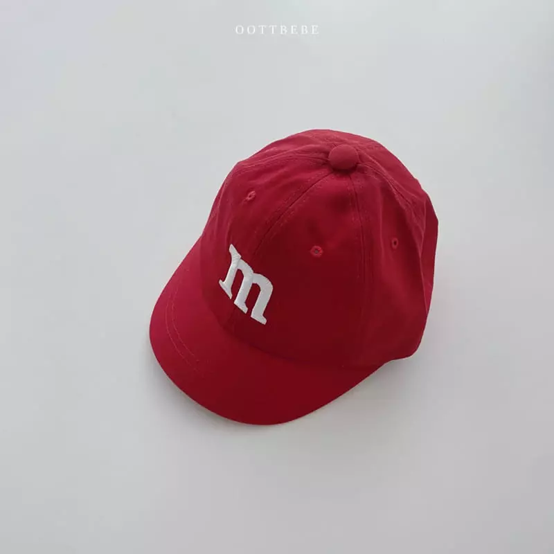 Oott Bebe - Korean Baby Fashion - #babygirlfashion - M Ball Cap - 4