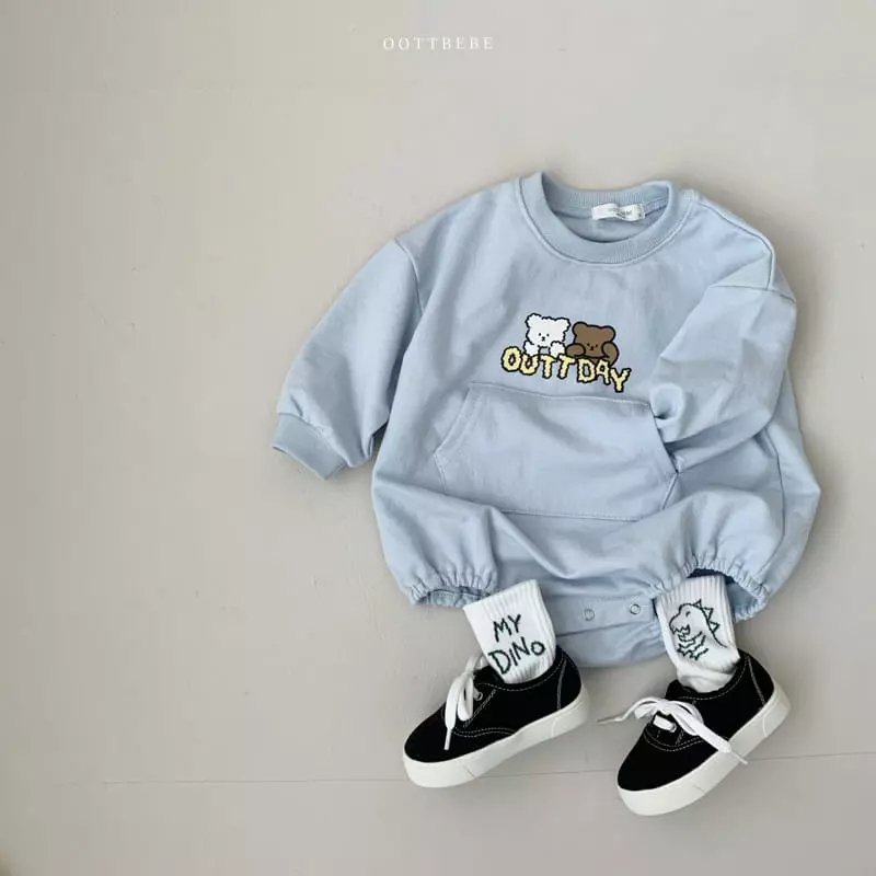 Oott Bebe - Korean Baby Fashion - #babyoninstagram - Day Day Bodysuit - 7