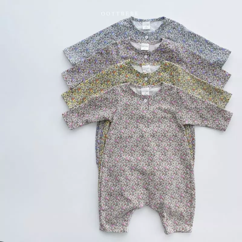 Oott Bebe - Korean Baby Fashion - #babyootd - Flower Pot Bodysuit - 5