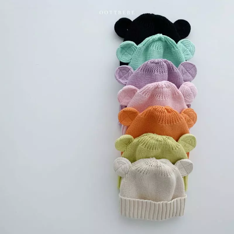 Oott Bebe - Korean Baby Fashion - #babyoutfit - Spring Mimi Beanie - 10