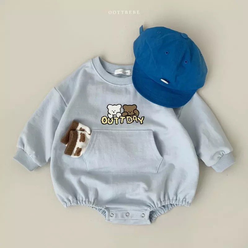 Oott Bebe - Korean Baby Fashion - #babyoutfit - Day Day Bodysuit - 10
