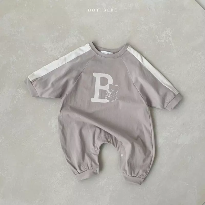 Oott Bebe - Korean Baby Fashion - #onlinebabyboutique - Bibi Raglan Bodysuit - 2