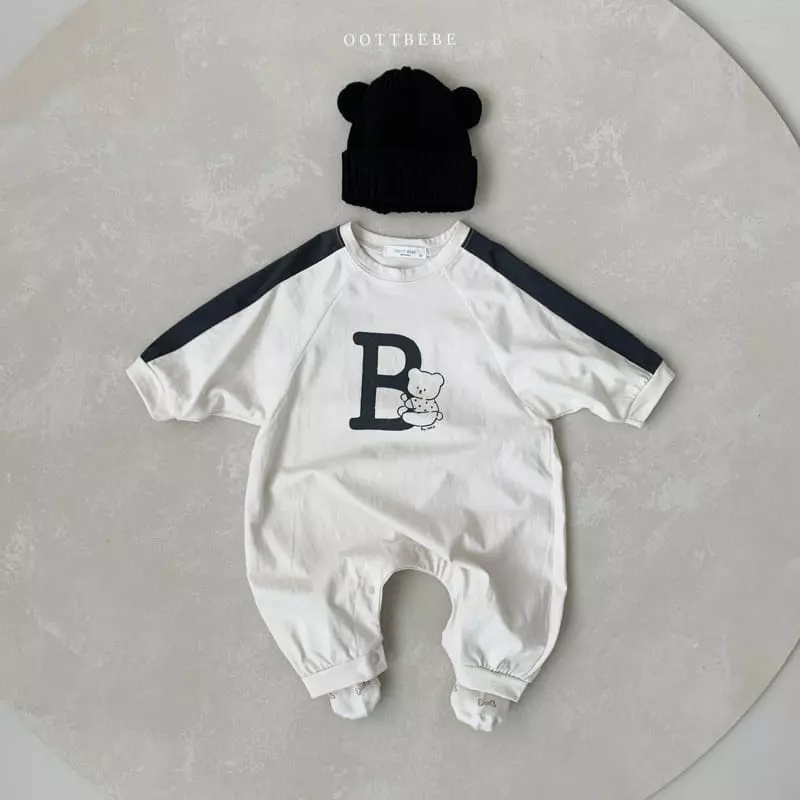 Oott Bebe - Korean Baby Fashion - #onlinebabyshop - Bibi Raglan Bodysuit - 4