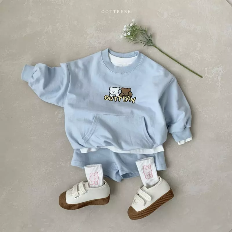 Oott Bebe - Korean Children Fashion - #Kfashion4kids - Day Day Top Bottom Set - 10