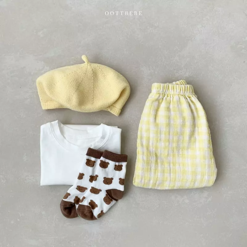 Oott Bebe - Korean Children Fashion - #childofig - Spring Check Slacks - 5