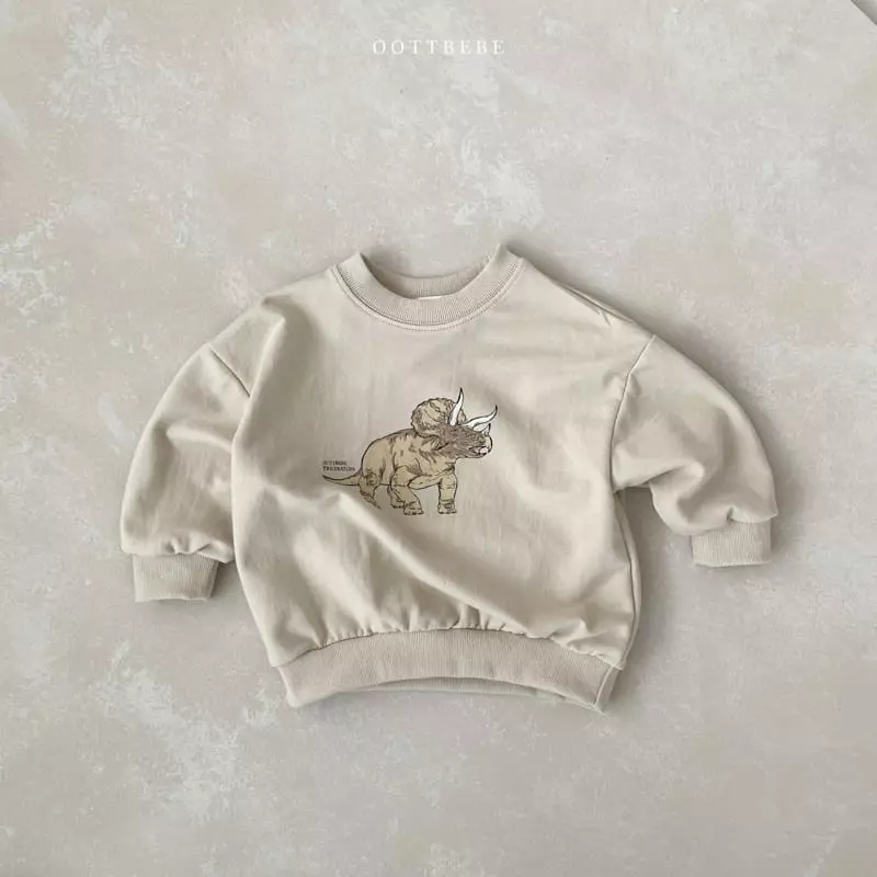 Oott Bebe - Korean Children Fashion - #childofig - Spring Dino Sweatshirt - 2