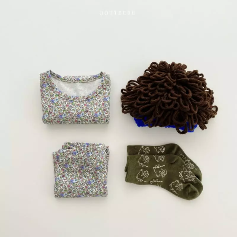 Oott Bebe - Korean Children Fashion - #childofig - Flower Pot Easywear - 8