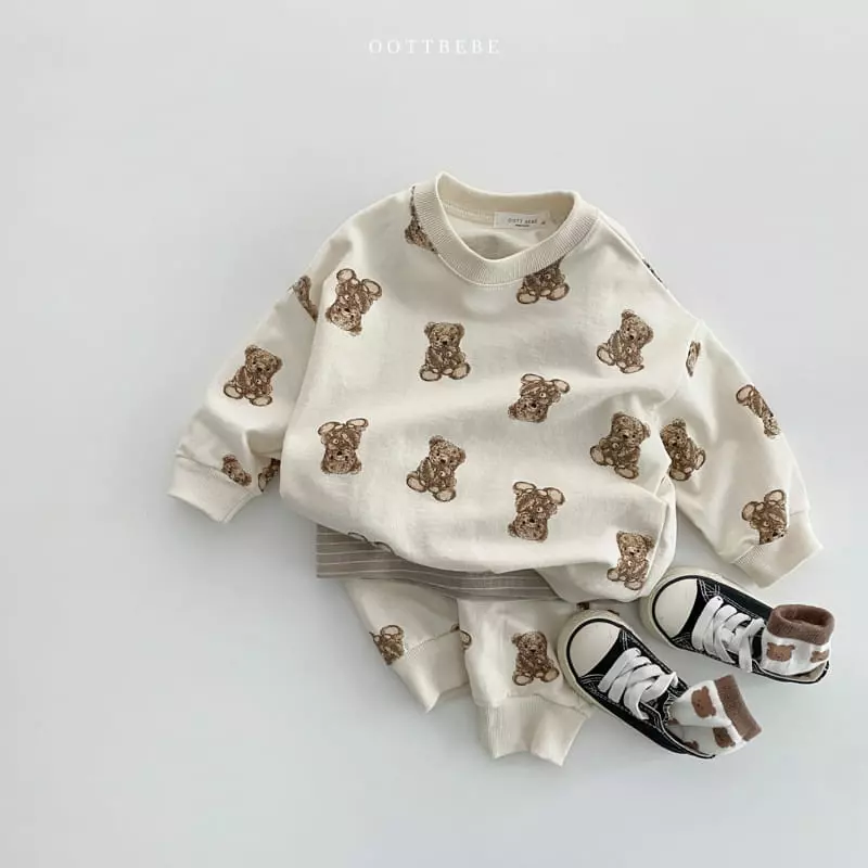 Oott Bebe - Korean Children Fashion - #childofig - Cookie Bear Easywear - 5