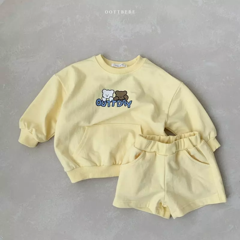 Oott Bebe - Korean Children Fashion - #childofig - Day Day Top Bottom Set - 2