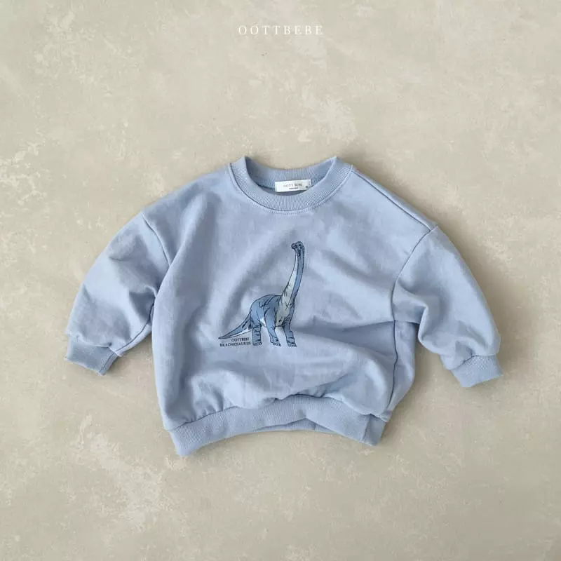 Oott Bebe - Korean Children Fashion - #childrensboutique - Spring Dino Sweatshirt - 3