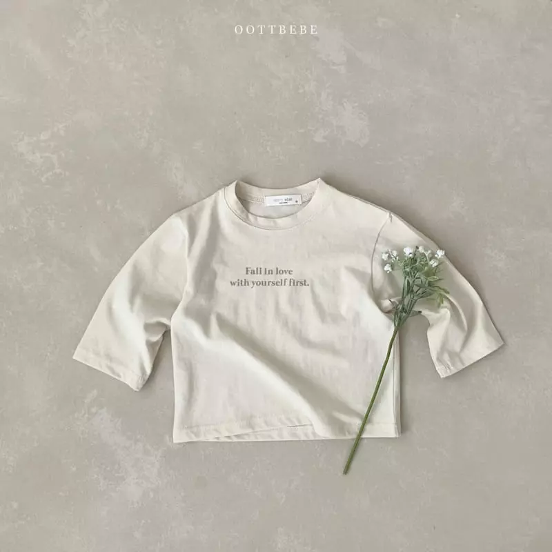 Oott Bebe - Korean Children Fashion - #childrensboutique - Fall In Love Silket Tee