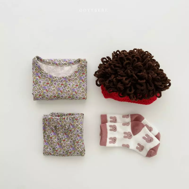 Oott Bebe - Korean Children Fashion - #childrensboutique - Flower Pot Easywear - 9