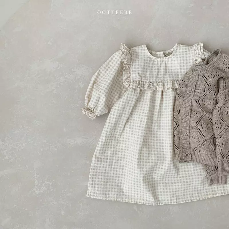 Oott Bebe - Korean Children Fashion - #childrensboutique - Central Frill One-piece - 12