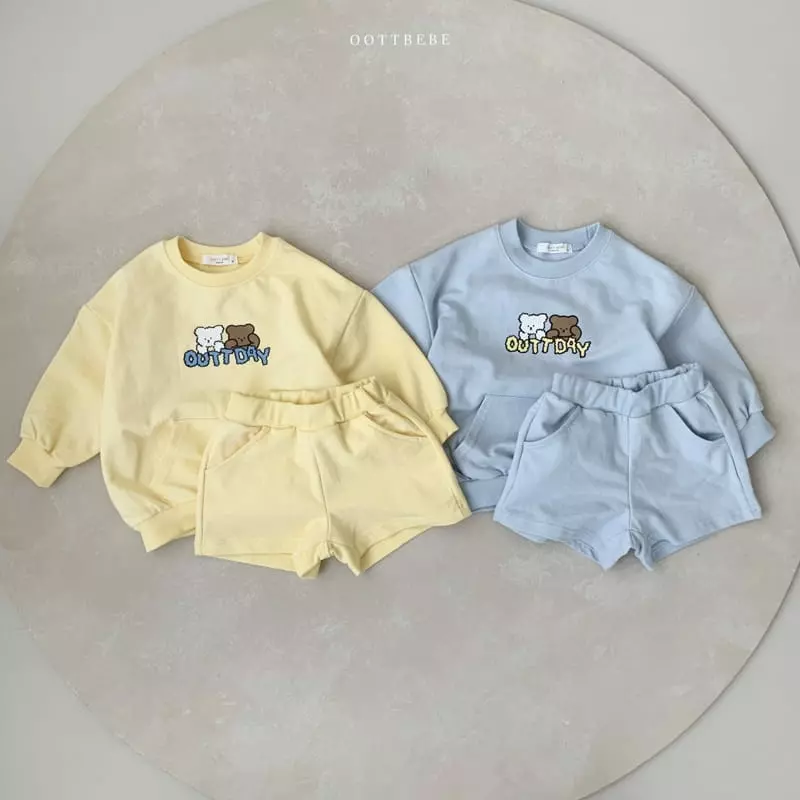 Oott Bebe - Korean Children Fashion - #childrensboutique - Day Day Top Bottom Set - 3