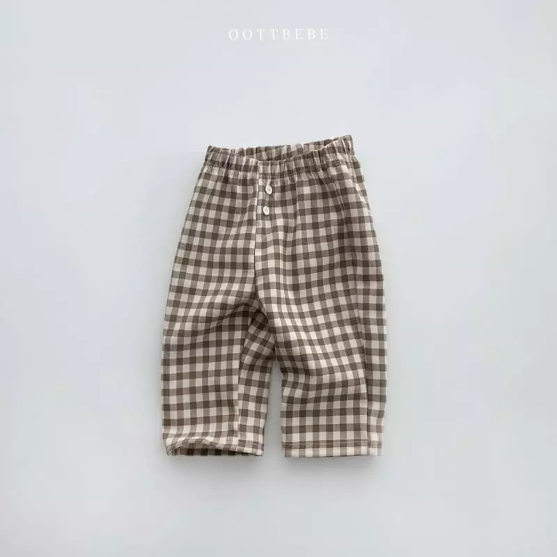 Oott Bebe - Korean Children Fashion - #designkidswear - Vans Check Pants - 5