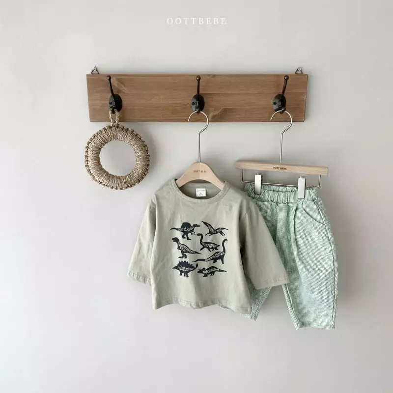 Oott Bebe - Korean Children Fashion - #designkidswear - Dino Friends Tee - 3