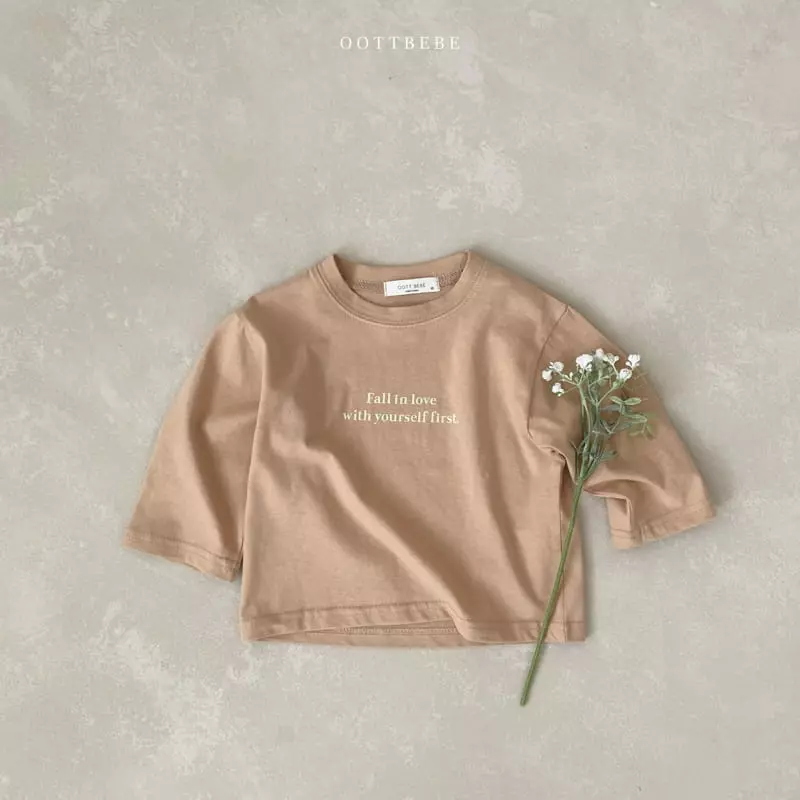 Oott Bebe - Korean Children Fashion - #designkidswear - Fall In Love Silket Tee - 2