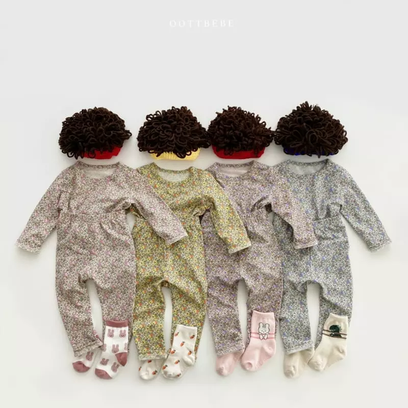 Oott Bebe - Korean Children Fashion - #designkidswear - Flower Pot Easywear - 10