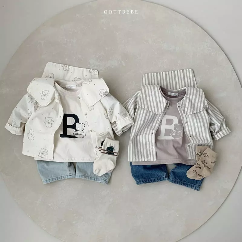 Oott Bebe - Korean Children Fashion - #designkidswear - Bibi Raglan Tee - 9