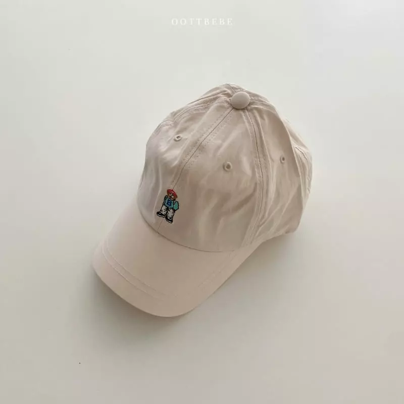 Oott Bebe - Korean Children Fashion - #discoveringself - Teddy Bear Ball Cap - 2