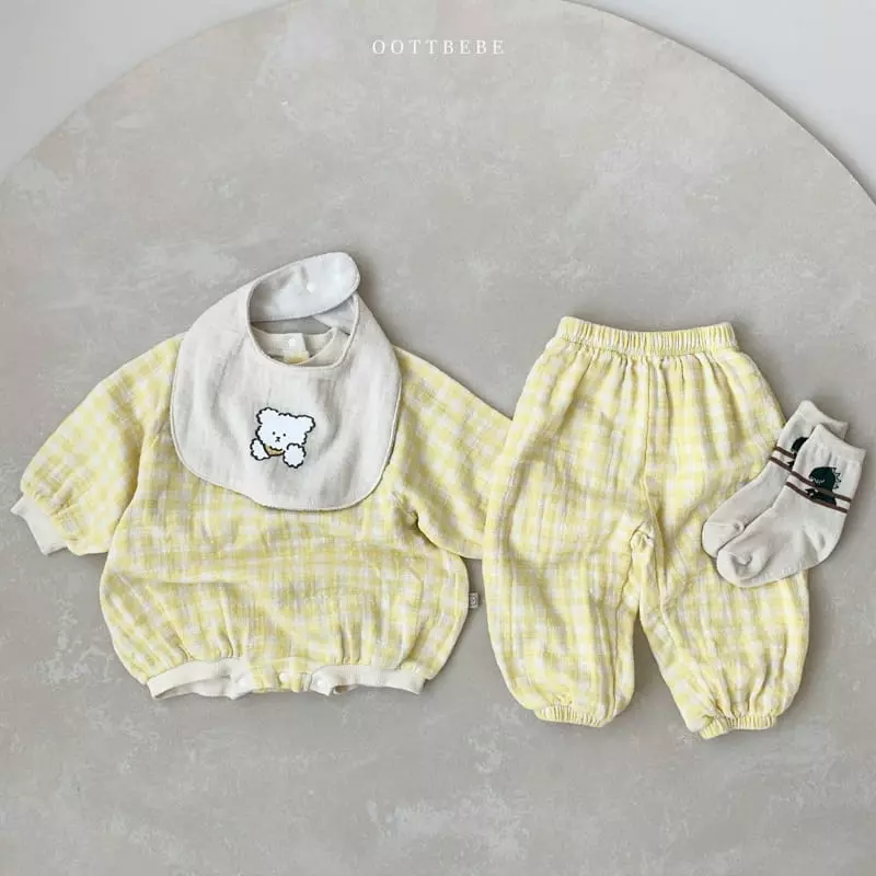 Oott Bebe - Korean Children Fashion - #fashionkids - Spring Check Slacks - 9